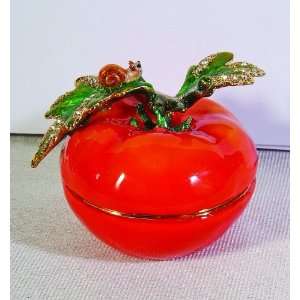  Tomato bejeweled jewelry box