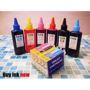   Refillable Ink Cartridge Kit for Epson T048 Printer