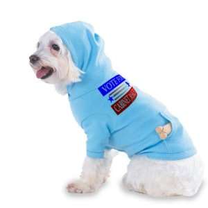 VOTE FOR CABINET MAKER Hooded (Hoody) T Shirt with pocket for your Dog 
