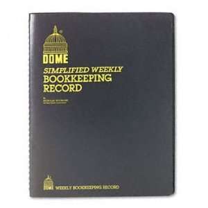  Dome 600   Bookkeeping Record, Black Vinyl Cover, 128 
