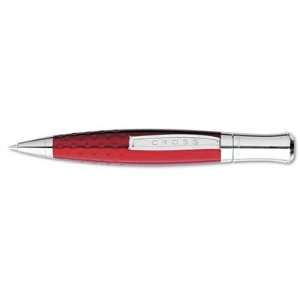  Cross   Driver Retractable Ballpoint Pen, Red Barrel 