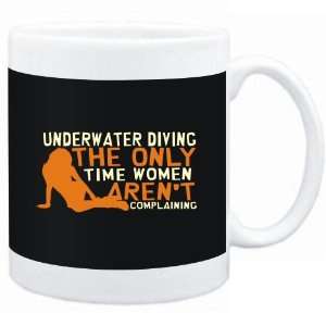  Mug Black  Underwater Diving  THE ONLY TIME WOMEN ARENÂ 