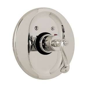   Thermostatic Valve With Round Trim Plate amp Decorative Handle White