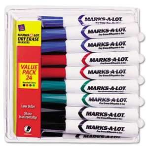  Marks A Lot 98188   Desk Style Dry Erase Markers, Chisel 