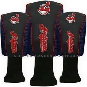   Indians Tri Pack Mesh Headcovers 460cc Driver NEW
