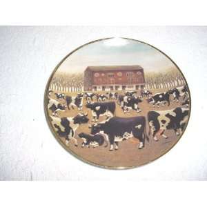 Spring Pasture Plate by Franklin Mint 