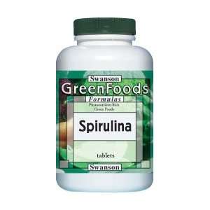  Spirulina 500 mg 360 Tabs by Swanson GreenFoods Formulas 