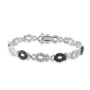   & Marcasite Hugs and Kisses Bracelet (XOXO Bracelet) 7.5 Jewelry