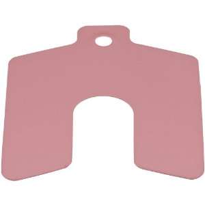  Plastic Slotted Shim, 0.015 x 2 x 2 (Pack of 20 