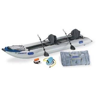 Sea Eagle 435 Paddle Ski Catamaran Inflatable Kayak with Pro Package