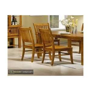 Mission Style Side Chair (1 Pair) by Coaster Furniture  