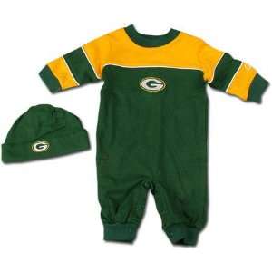  Green Bay Packers Newborn Creeper with Hat Sports 