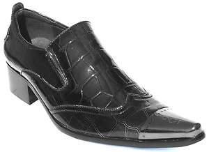 NEWSTYLISH Oxford Shoes, BLACK METAL TOE CLASSIC DESIGN  