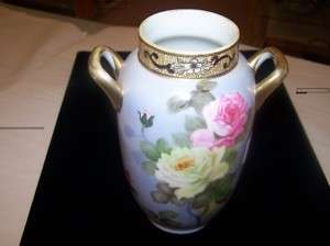 Hand Painted Noritake Vase  