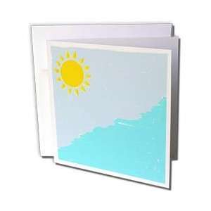  Patricia Sanders Creations   Sea Sky and Sun Abstract Art 