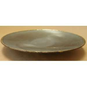  Steel Metal Dish Plate   7 1/8 inches in diameter   Has 