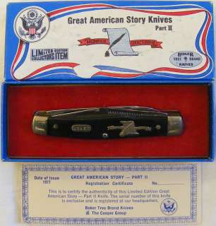   BRAND GREAT AMERICAN STORY #1785 MONROE DOCTRINE KNIFE IN BOX  