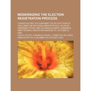 Modernizing the election registration process hearing 