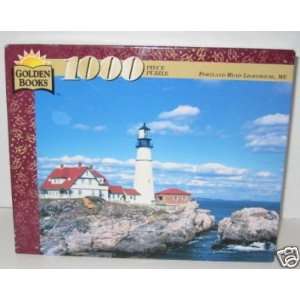   Books 1000 Piece Puzzle   Portland Head Lighthouse, ME Toys & Games