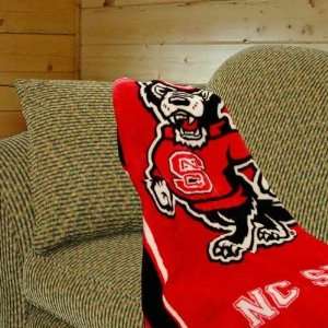 NCSU NC State University Wolfpack Fleece Blanket Throw 50x60  