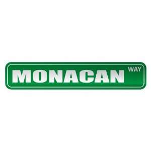     MONACAN WAY  STREET SIGN COUNTRY MONACO