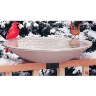 Allied Precision Industries 20 Heated Deck Rail Bird Bath with Quick 