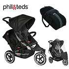 brand new phil teds black grey pushchair double kit cocoon