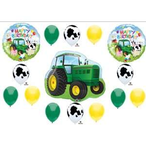  Farm Tractor Birthday Party Balloons Decorations Tractor 