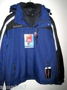Zero Xposur 3in1 Mens Weatherproof Jacket Winter Coat $180 size LT L 