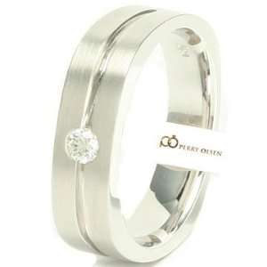   Gold Contemporary High End Mens Diamond Wedding Square Shaped Ring