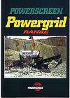 powerscreen powergrid range brochure 2002s  