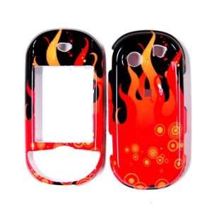 Cuffu   Red Flame   PANTECH C820 MATRIX PRO Smart Case Cover Perfect 