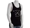 juicy couture black camaraderie of the street racerback tunic tank