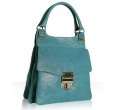 alexis hudson teal leather eos tote
