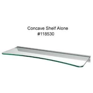  Floating Glass Shelf   Concave Only (Clear) (.31 H x 24 