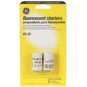  FS 25 Fluorescent Starters , 2 Pk
