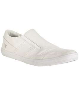 Gola white leather Motto slip on sneakers  