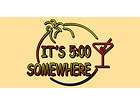 Ebn bn0918 Its 5 Oclock Somewhere Happy Hour Banner Sign