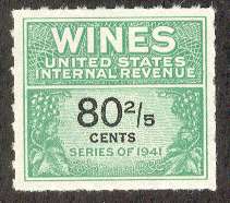 Wines & Cordials Tax Stamps, Scott RE194  