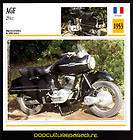 1953 AGF A.G.F. 250 cc FRANCE MOTORCYCLE PICTURE CARD