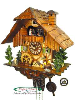 Black Forest Cuckoo Clock Beerdrinkers, Music 13in NEW  