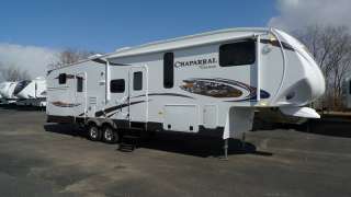 The 345BHS is a triple slide bunkhouse fifth wheel with outside 