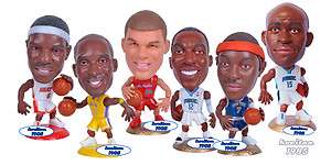 NBA Basketball Player 6pcs 2.6 Toy Doll Figure  