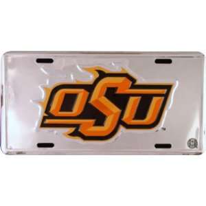  Oklahoma State Cowboys Super Stock Metal License Plate 6 x 