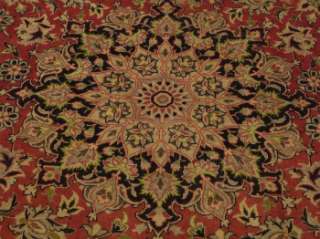   Colors Fine Antique Persian Kashan Wool Rug Great Condition  