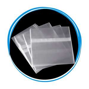 100 Self Resealable Clear OPP Plastic Bag for Standard 10.4mm CD Jewel 