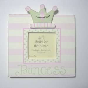  Smile for the Birdie   Handpainted Princess Frame Baby