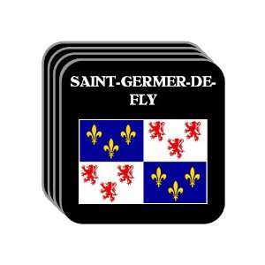   SAINT GERMER DE FLY Set of 4 Mini Mousepad Coasters 