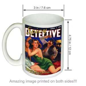   Strictly Private Spicy Detective Pulp Art COFFEE MUG