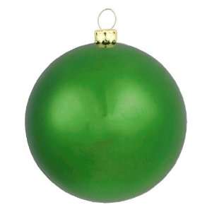 Matte Xmas Green Commercial Shatterproof Christmas Ball Ornament 15.75 